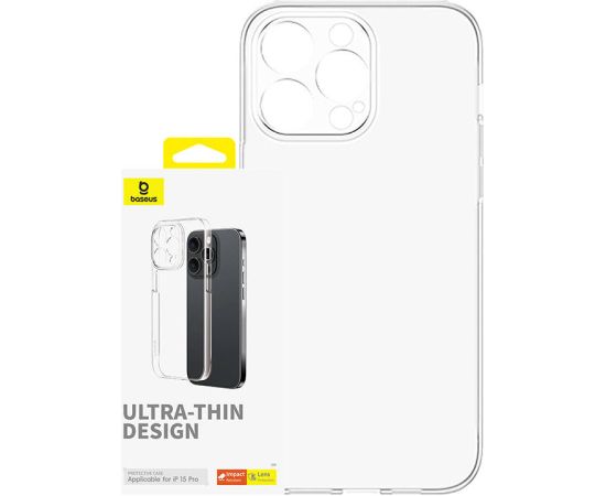 Phone Case for iPhone 15 Pro Baseus OS-Lucent Series (Clear)