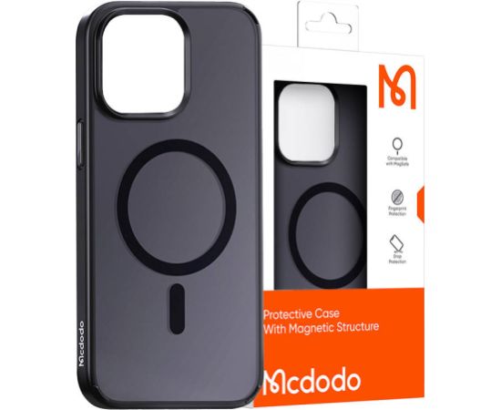 Magnetic case McDodo for iPhone 15 Pro Max (black)