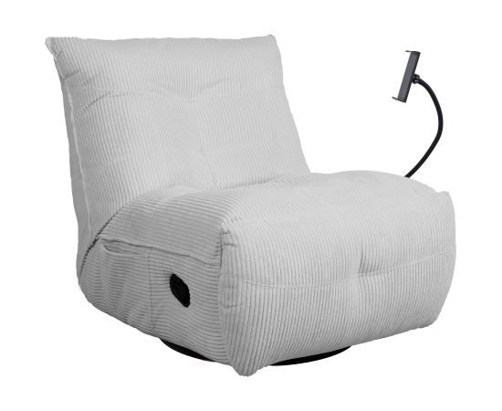 Recliner leisure chair WIN-WIN light grey