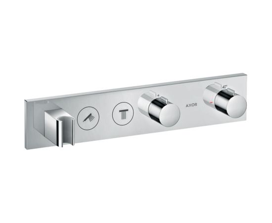 Hansgrohe iebūvējamā termostata Axor Select 460/90 virsapmetuma daļa, ar 2 izejām, hroms