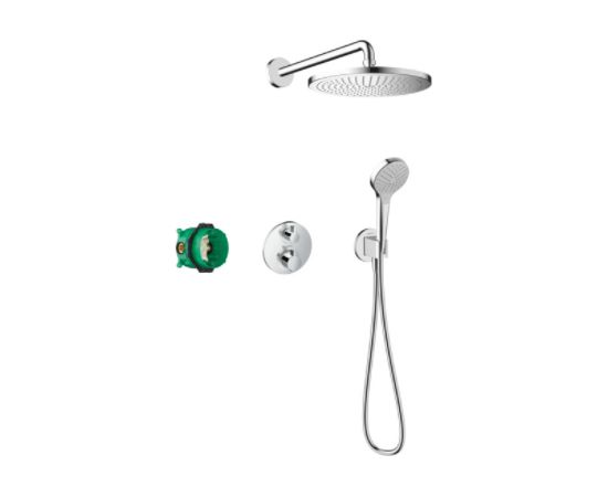 Hansgrohe dušas sistēma ar iebūvējamu termostatu Ecostat S Croma 280 1jet, hroms