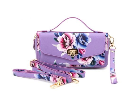 Evelatus Universal  Either Wallet Flower Purple