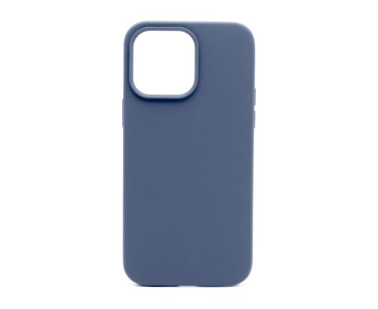 Connect Apple  iPhone 14 Pro Max Premium Magsafe Soft Touch Silicone Case New Function Midnight Blue