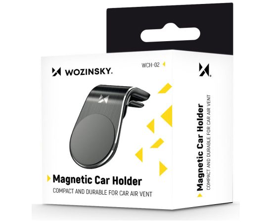 Wozinsky magnetic phone holder on the ventilation grille black (WCH-02)