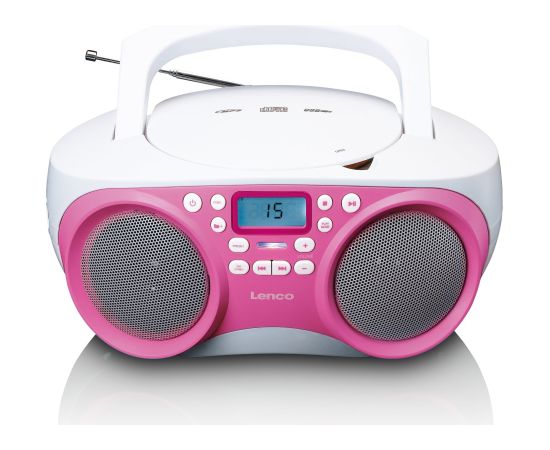 Portable FM-radio/CD/MP3/USB player Lenco SCD301PK