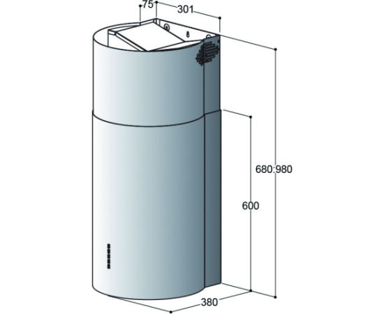 Greentek Hood Fabita CILINDRO