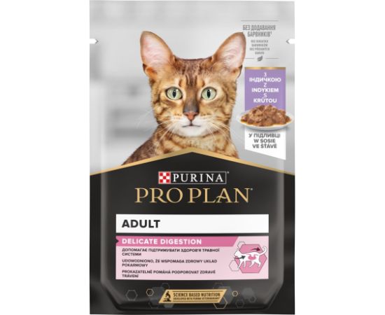 PURINA Pro Plan Delicate Turkey Fish Multipack - wet cat food - 10x85 g