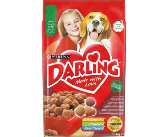 PURINA Darling Beef with chicken - dry dog food - 10 kg