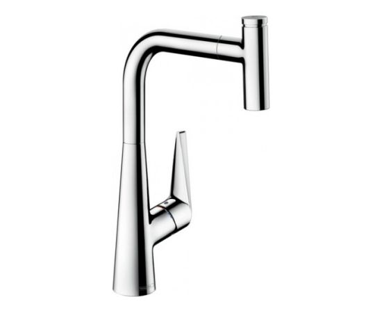 Hansgrohe virtuves izlietnes maisītājs ar izvelkamu dušu Talis Select M51 300 1jet, hroms