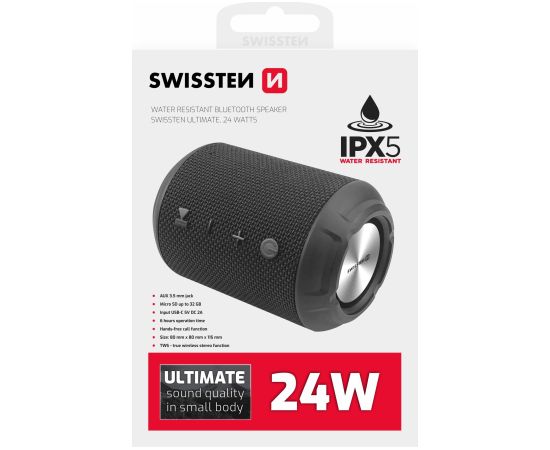 Swissten Ultimate Bluetooth Портативная колонка 24W