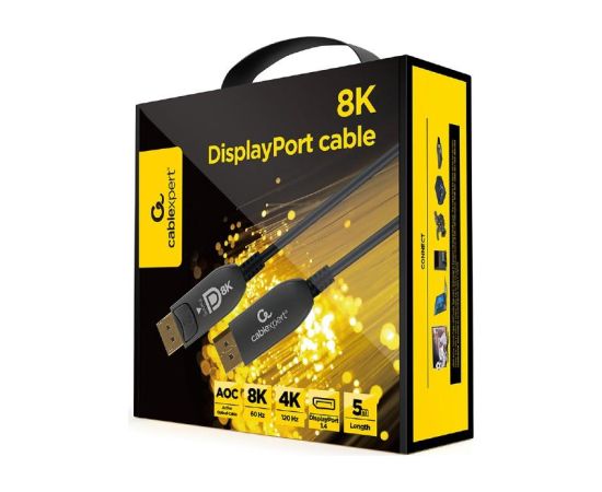 CABLE DISPLAY PORT 5M AOC/PREM CC-DP8K-AOC-5M GEMBIRD