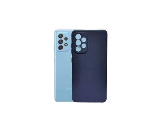 iLike Samsung  Matt TPU case for Samsung Galaxy A52 4G / A52 5G / A52S 5G dark blue