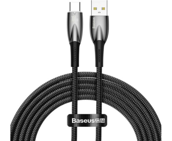 USB cable for USB-C Baseus Glimmer Series, 100W, 2m (Black)