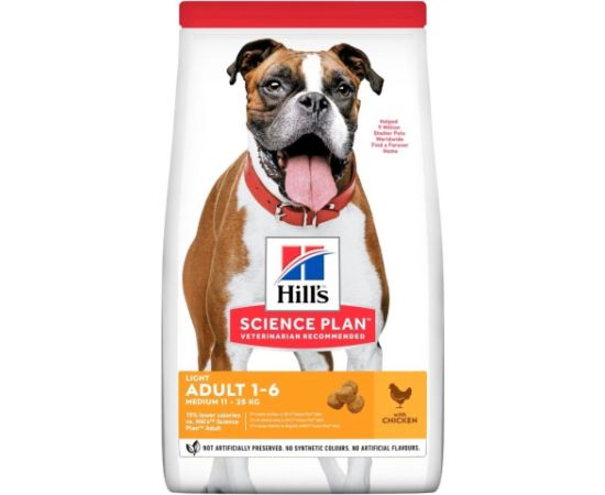 HILL'S Science Plan Adult Light Medium - dry dog food - 2,5kg