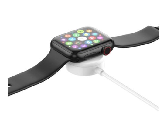 iWear CH3 Universāls / Apple Watch USB 1m Vada savienojuma 3.5W Bezvadu lādētājs - paliknis Viedajiem Pulksteņiem Balta