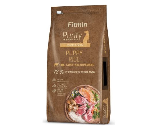 FITMIN Purity Rice Puppy Lamb with salmon - dry dog food - 2 kg