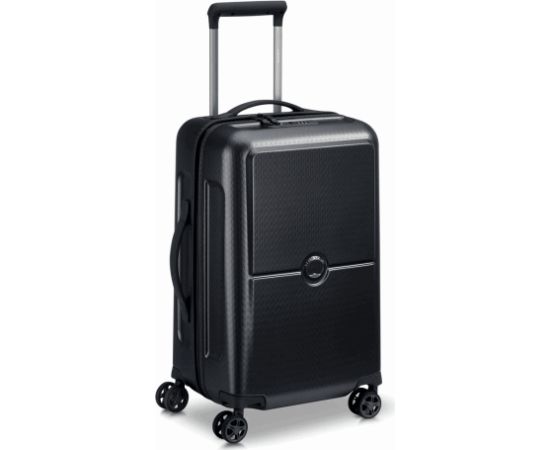 Delsey Walizka TURENNE 55cm 4 DOUBLE WHEELS TROLLEY CASE CZARNY