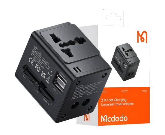 Travel Adapter McDodo CP-4120 2.1A Fast Charging