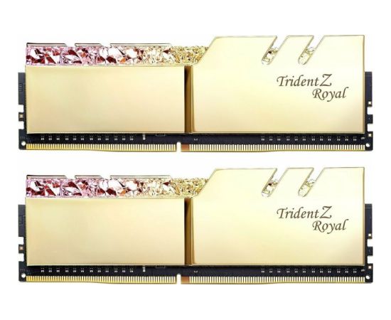 G.Skill DDR4 - 32 GB -3600 - CL - 18 - Dual Kit, Trident Z Royal (gold, F4-3600C18D-32GTRG)