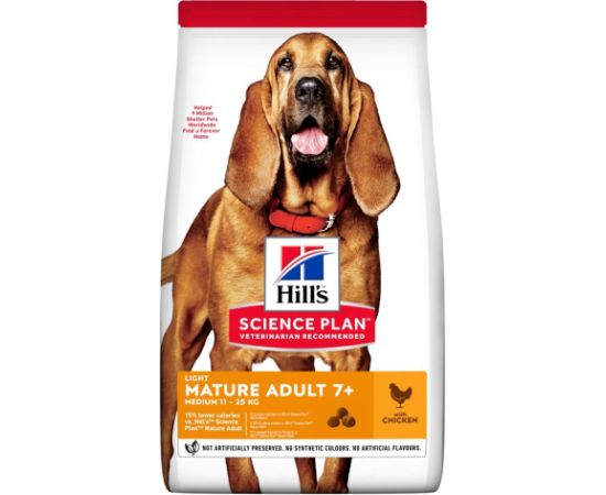 HILL'S Science plan canine adult light chicken dog - dry dog food - 14 kg