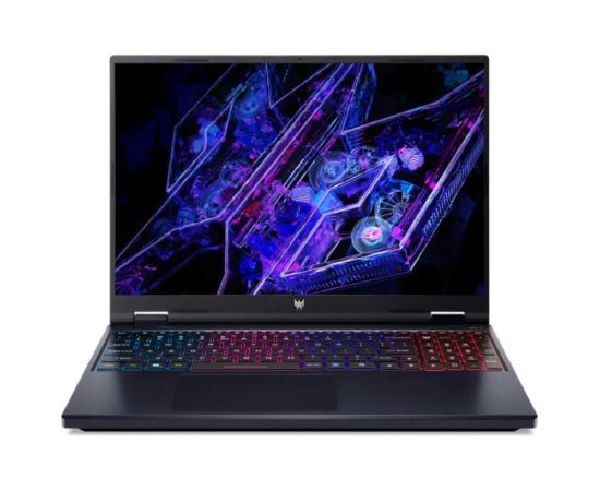 Notebook ACER Predator Helios Neo PHN16-72-96JJ CPU  Core i9 i9-14900HX 2200 MHz 16" 2560x1600 RAM 32GB DDR5 5600 MHz SSD 1TB NVIDIA GeForce RTX 4070 8GB ENG Card Reader micro SD Windows 11 Home Black 2.8 kg NH.QQUEL.001