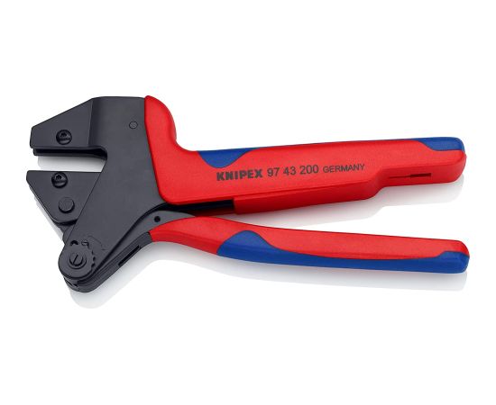 KNIPEX crimp system pliers 97 43 200 A, crimpzange (red/blue, without crimed use)