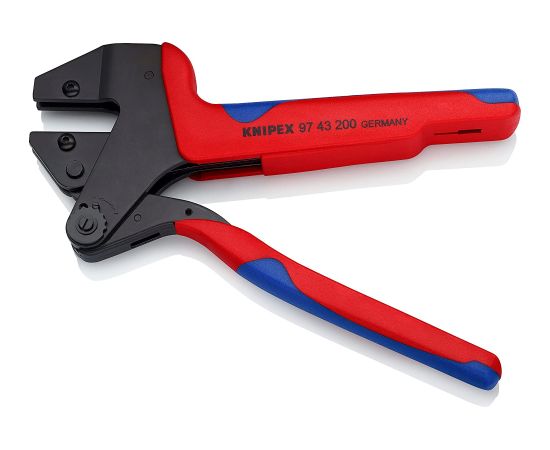 KNIPEX crimp system pliers 97 43 200 A, crimpzange (red/blue, without crimed use)