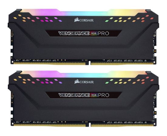 Corsair DDR4 - 32 GB -2933 - CL - 16 - Dual Kit, RAM (black, CMW32GX4M2Z2933C16, Vengeance RGB PRO, optimized for AMD)