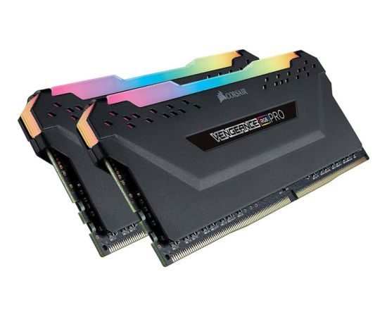 Corsair DDR4 - 32 GB -2933 - CL - 16 - Dual Kit, RAM (black, CMW32GX4M2Z2933C16, Vengeance RGB PRO, optimized for AMD)