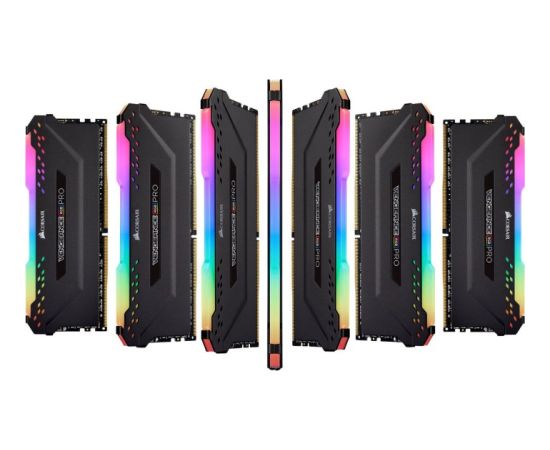 Corsair DDR4 - 32 GB -2933 - CL - 16 - Dual Kit, RAM (black, CMW32GX4M2Z2933C16, Vengeance RGB PRO, optimized for AMD)