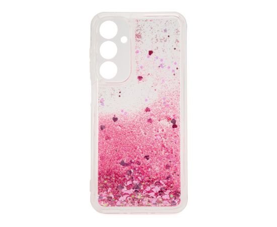 iLike Samsung  Galaxy A15 Silicone Case Water Glitter Pink