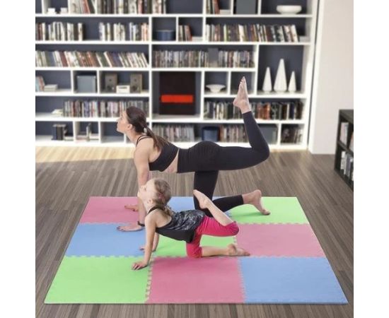 Puzzle mat multipack One Fitness MP10 green-blue-red