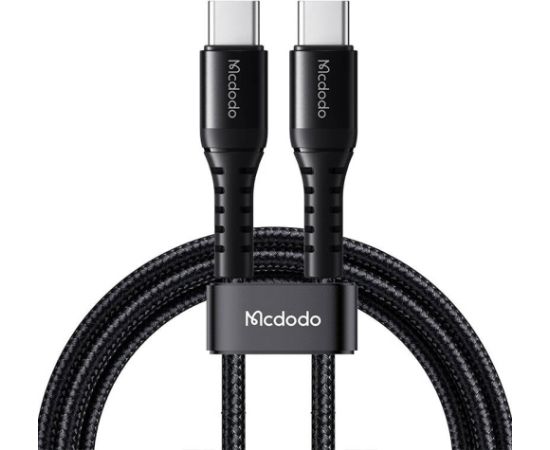 Cable USB-C to USB-C Mcdodo CA-5640, 60W, 0.2m (black)