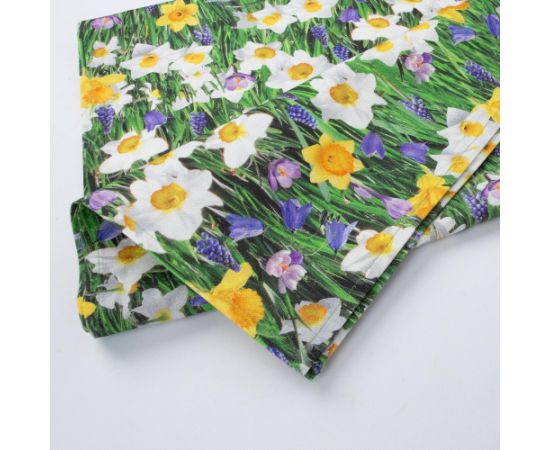 Table mat HOLLY 43x116cm, spring flowers