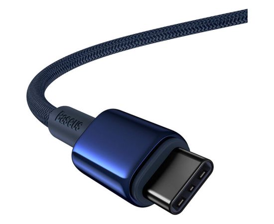 Cable USB-C to USB-C Baseus Tungsten Gold, 100W, 1m (blue)