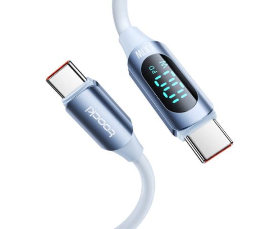 Cable USB-C to USB-C Toocki TXCTT1- XX04-B2, 2m, FC 100W (blue)