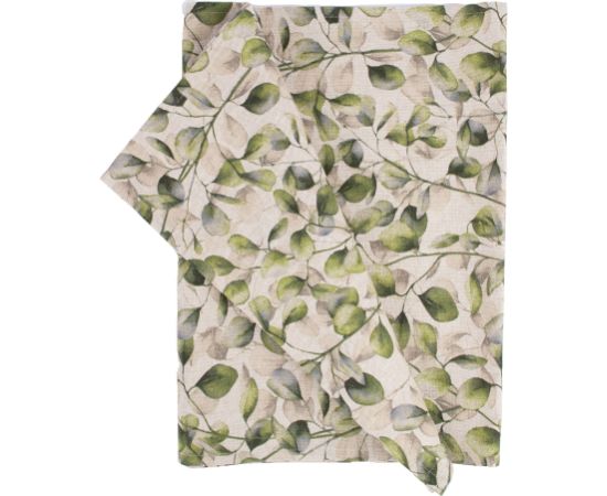 Tablecloth HOLLY 43x116cm, poplar leaves