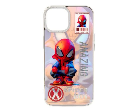 iLike Apple  iPhone 15 PC Silicone Case Spider Boy