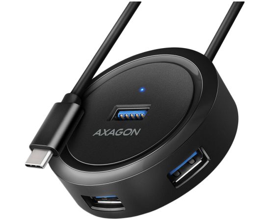 Axagon HUE-P1C SUPERSPEED USB-C ROUND HUB