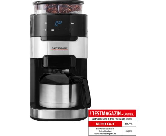 Gastroback 42711_S Coffee Machine Grind & Brew Pro Thermo