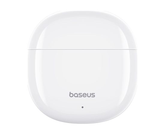 Baseus True Wireless Bluetooth 5.3 austiņas Bowie E13 ar uzlādes futrālīti, baltas krāsas