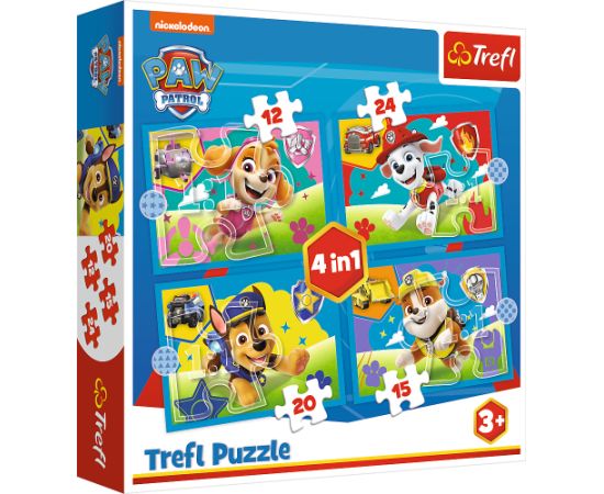 TREFL PAW PATROL Комплект пазлов 4в1 Paw Patrol