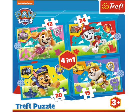 TREFL PAW PATROL Комплект пазлов 4в1 Paw Patrol