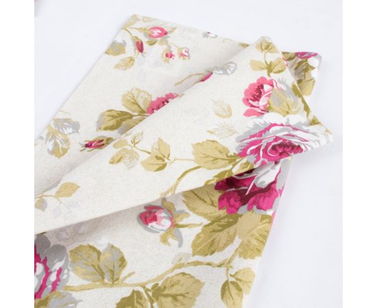 Table mat LONETA 43x116cm, with roses