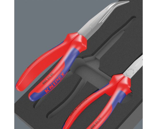 Wera 9781 foam insert KNIPEX pliers set 2, 3 pieces, pliers set (black/grey, in foam insert for workshop trolley)