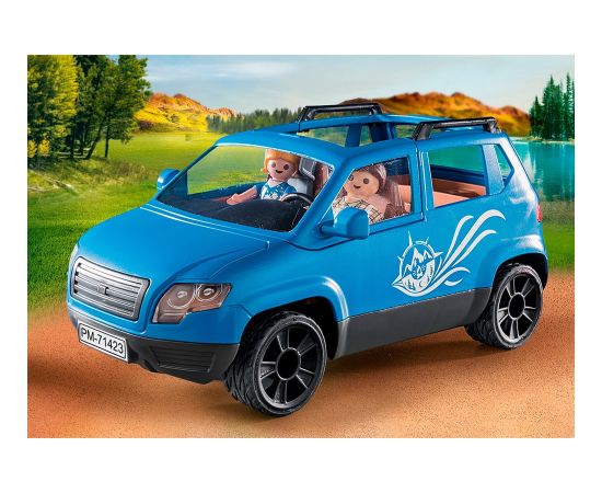 PLAYMOBIL 71423 Family Fun Caravan with Car, construction toy