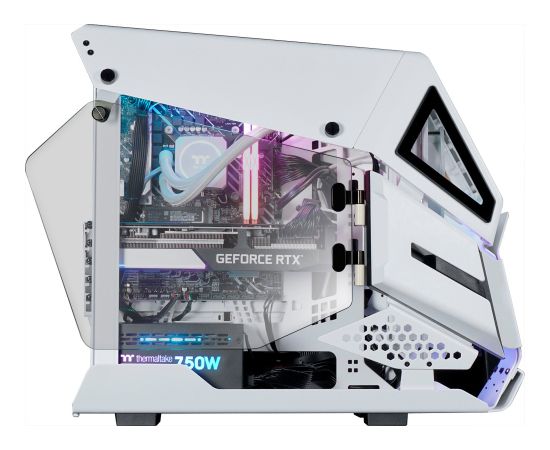 Thermaltake Amalthea V2 Snow, gaming PC (white/transparent, Windows 11 Home 64-bit)