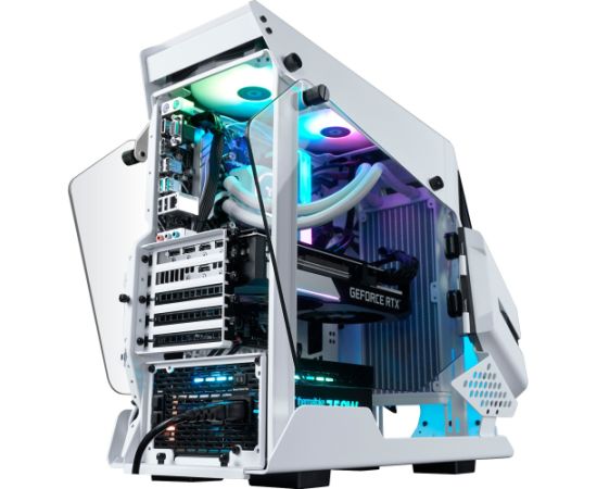 Thermaltake Amalthea V2 Snow, gaming PC (white/transparent, Windows 11 Home 64-bit)