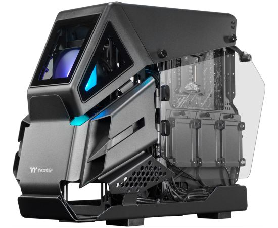 Thermaltake Amalthea V2 Black, gaming PC (black/transparent, Windows 11 Home 64-bit)