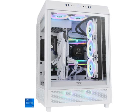 Thermaltake Triton White, gaming PC (white/transparent, Windows 11 Home 64-bit)